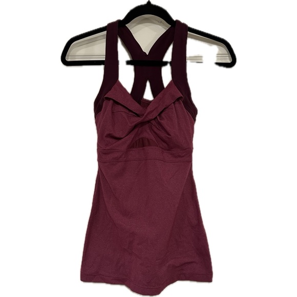 Athleta Purple Jaya Twist Front • Athletic Tank Top • Size XS - Picture 1 of 5